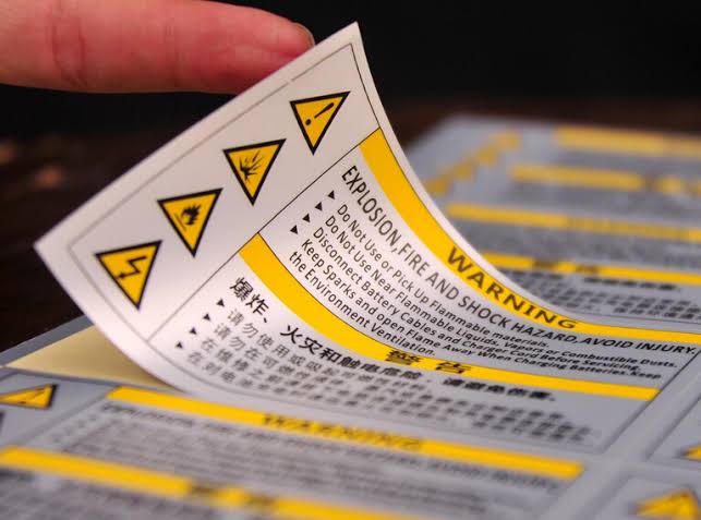 Paper Sticker Example